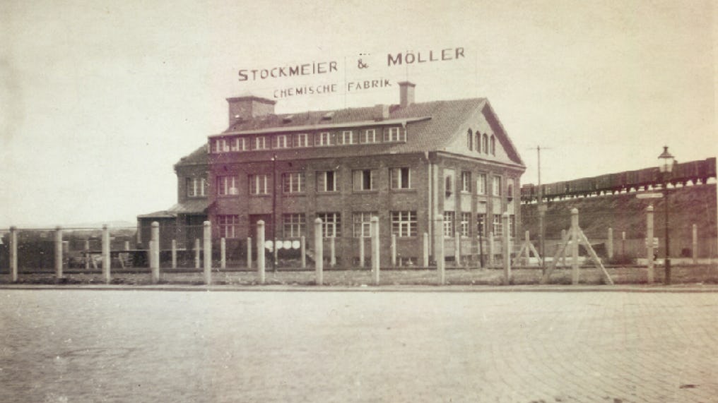 Historic picture of headquarters in Bielefeld Historic picture of headquarters in Bielefeld