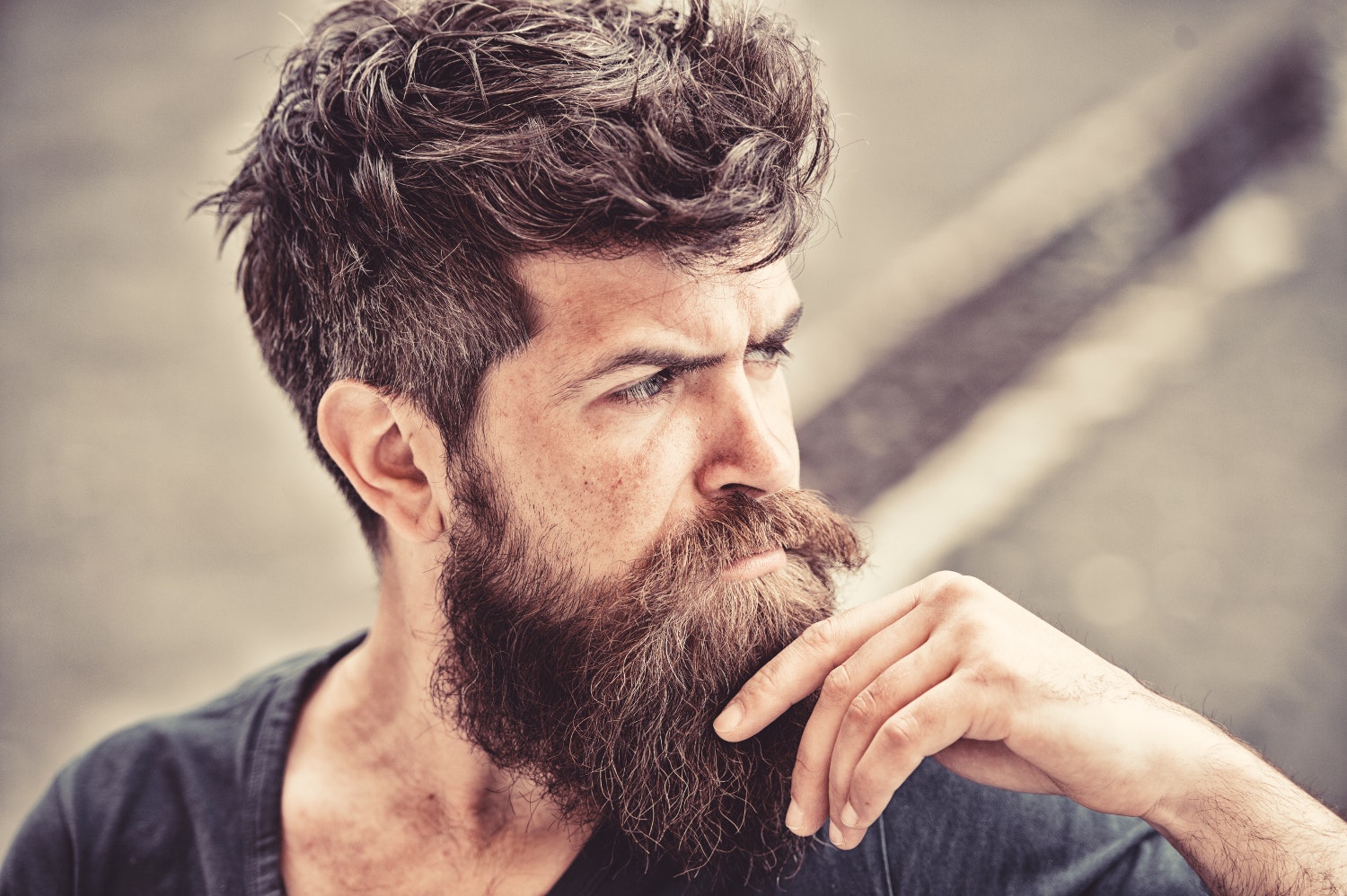 Example Formulation Pomade 2in1 Man with beard